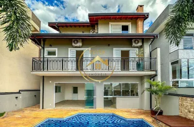 Sobrado à venda em campinas, swiss park, com 3 suítes, com 347 m², swiss park - baden