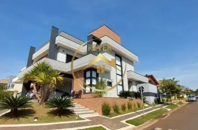 Sobrado à venda em paulínia, loteamento terras do cancioneiro, com 4 quartos, com 320 m²