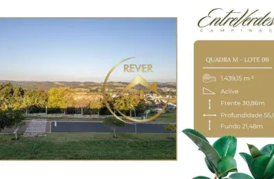 Terreno à venda em campinas, loteamento residencial entre verdes (sousas), com 1439.15 m²