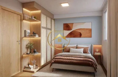 Apartamento à venda em campinas, jardim aires da costa, com 2 quartos, com 45 m², residencial canoas