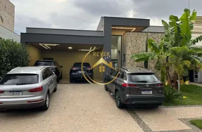 Casa à venda em paulínia, parque brasil 500, com 4 suítes, com 266 m²