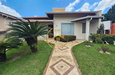 Casa à venda em campinas, parque prado, com 3 quartos, com 209 m², condomínio chácara prado