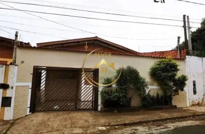 Casa à venda em campinas, jardim boa esperança, com 3 quartos, com 170 m²