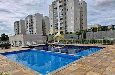 Apartamento à venda em paulínia, balneário tropical, com 3 quartos, com 80 m²