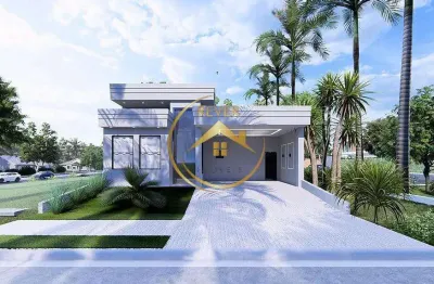 Casa à venda em paulínia, jardim vista alegre, com 3 suítes, com 202 m², santorini residencial club