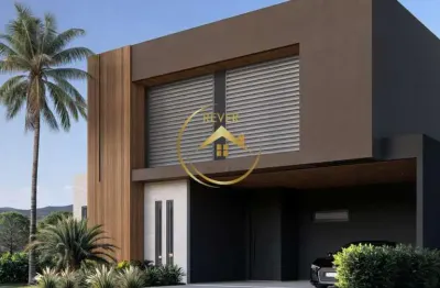 Casa à venda em paulínia, jardim vista alegre, com 3 suítes, com 272 m², santorini residencial club