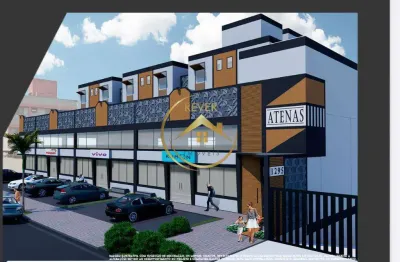 Apartamento duplex à venda em campinas, jardim do lago, com 2 quartos, com 95 m², edificio atenas