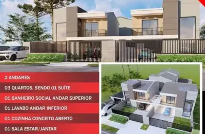 Casa com 3 quartos à venda na rua pedro franchetto, 000, são marcos, são josé dos pinhais por r$ 650.000