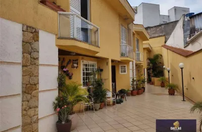 Sobrado em condomínio fechado com 3 dormitórios à venda por r$ 750.000 - vila bertioga - são paulo/sp