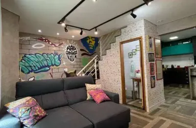 Sobrado com 3 dormitórios à venda, 112 m² por r$ 799.000 - chácara mafalda - são paulo/sp