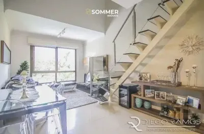 Cobertura à venda com 1 quarto 102 m²  mobiliado alto padrão rua dario pederneir