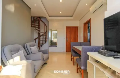 Cobertura à venda com sol nascente, elevador e vaga escriturada