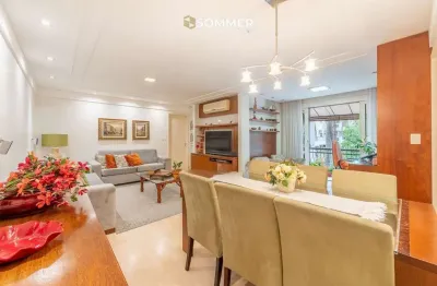 Apartamento com 124m² e 3 dormitórios, 1 suíte, 2 vagas no bairro higienópolis