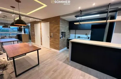 Lindo apartamento semi mobiliado com 2 dormitórios à venda por r$ 636.000 - jard
