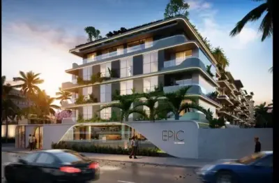 Apartamento de 01 e 02 qtos com 20m²,30m² e 45m², beira mar-cabo branco