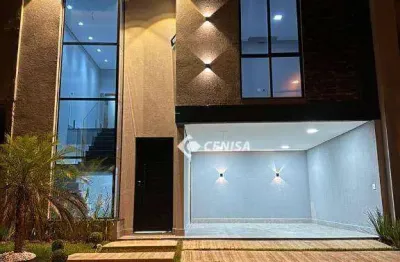 Casa com 3 dormitórios à venda, 176 m² - condomínio park gran reserve - indaiatuba/sp