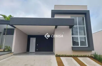 Casa com 3 suítes à venda, 160 m² - condomínio jardim brescia - indaiatuba/sp