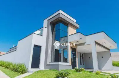 Casa com 3 suítes à venda, 155 m² - condomínio gran reserve - indaiatuba/sp