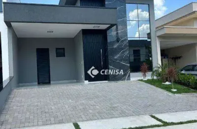 Casa com 3 suítes à venda, 138 m² - condomínio jardim brescia - indaiatuba/sp