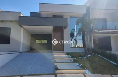 Casa com 3 suítes à venda, 140 m² - condomínio park gran reserve - indaiatuba/sp