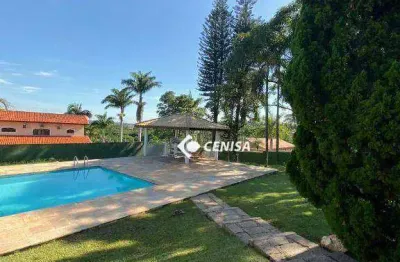 Chácara com 4 dormitórios à venda, 5000 m² por r$ 2.500.000,00 - condomínio recanto das flores - indaiatuba/sp