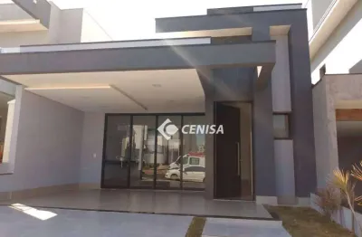 Casa com 3 dormitórios à venda, 134 m² - condomínio jardim brescia - indaiatuba/sp