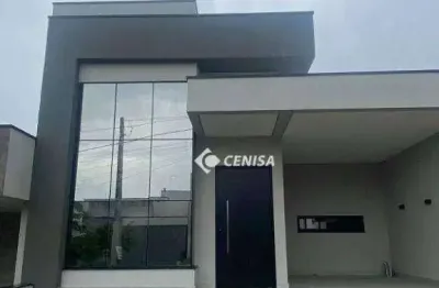 Casa com 3 dormitórios à venda, 135 m² - condomínio jardim brescia - indaiatuba/sp