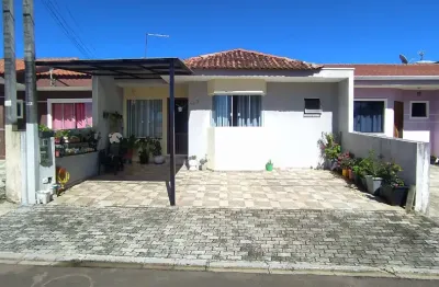 Excelente casa com 57 m2, 2 quartos semi-mobiliados, 1 suíte , 2 vagas de garagem em  condomínio fechado  na fazenda rio grande !!
