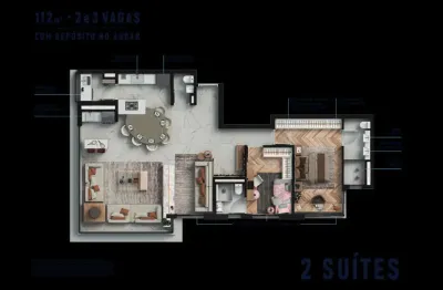 Apartamento com 2 quartos à venda no Alphagran Alphaville, Barueri 