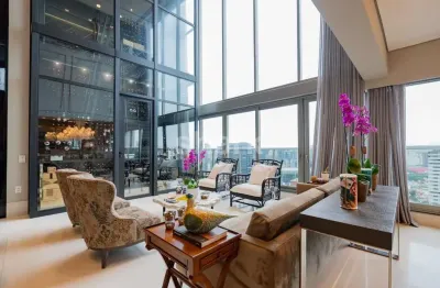 Cobertura para venda por r$ 45.000.0000,00 ou locação por r$ 245.000,00/mês na vila olímpia, são pa