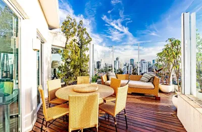 Cobertura à venda ou locação por r$ 8.200.000,00 ou r$ 42.500,00/mês em brooklin novo, são paulo-sp