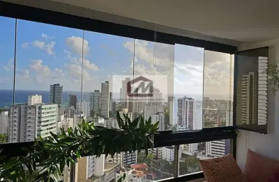 Apartamento residencial para venda na plinio moscoso  jardim apipema, salvador, 4 dormitórios sendo 1 suíte, 2 salas, 4 banheiros, 3 vagas 163,00 m² ú