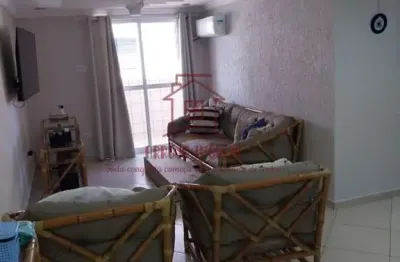 Apartamento para venda em praia grande, guilhermina, 1 dormitório, 1 banheiro, 1 vaga