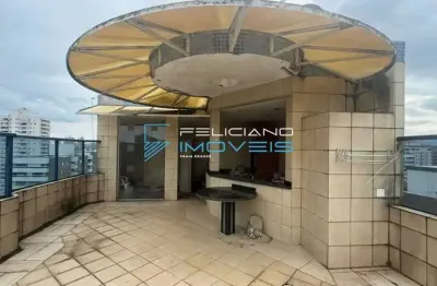 Cobertura com 3 quartos, canto do forte, praia grande - r$ 850 mil, cod: 5544