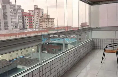 Apartamento com 2 quartos, ocian, praia grande - r$ 499 mil, cod: 6052