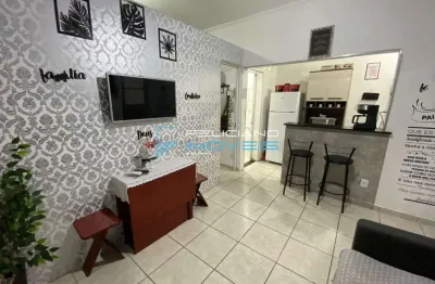 Kitnet com 1 quarto, canto do forte, praia grande - r$ 225 mil, cod: 6394