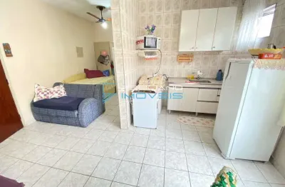 Kitnet com 1 quarto, balneário maracanã, praia grande - r$ 165 mil, cod: 6632