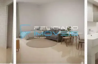 Kitnet com 1 quarto, guilhermina, praia grande - r$ 200 mil, cod: 6867