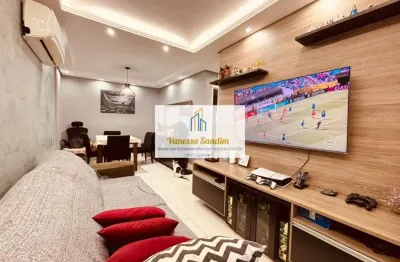 Apartamento no nova cintra, em santos, com 2 dormitórios, elevador e lazer completo