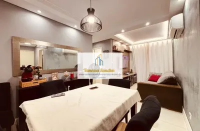 Apartamento no nova cintra, em santos, com 2 dormitórios, elevador e lazer completo