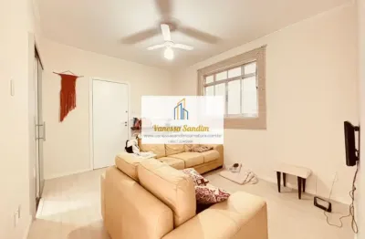 Apartamento no macuco, em santos, com 3 dormitórios, 2 banheiros, vaga, varanda