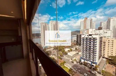 Apartamento novo, 2 dormitórios, 1 suíte, vista mar, vaga, elevador e lazer completo
