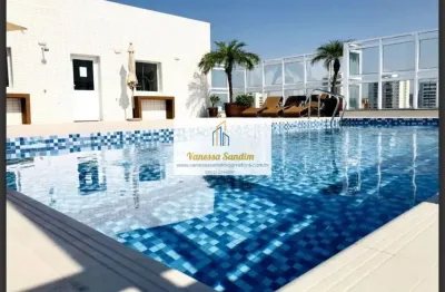Apartamento 1 dormitório, mobiliado, elevador, vaga, lazer completo