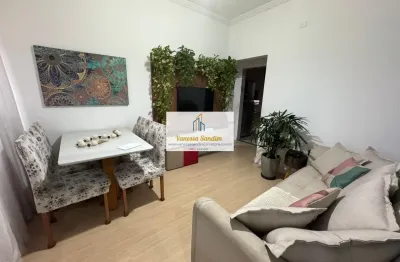 Apartamento em santos, 2 dormitórios, primeiro andar,  bem ventilado