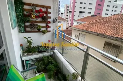 Apartamento com 2 quartos à venda no Marapé, Santos 