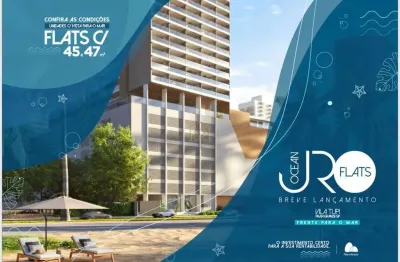 Flat com serviço em frente ao mar em praia grande/sp - breve lançamento