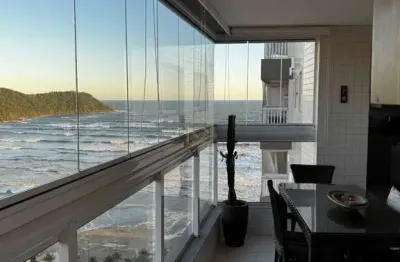 3 suites no canto do forte com vista mar 2 vagas de garagem demarcadas