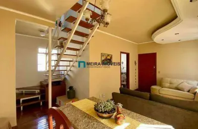 Cobertura à venda, 3 quartos, 2 suítes, 2 vagas, sagrada família - belo horizonte/mg