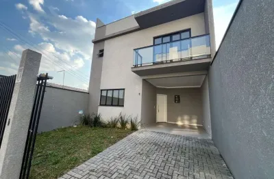 Casa com 4 quartos à venda na rua frei belino maria treviso, 366, boneca do iguaçu, são josé dos pinhais por r$ 950.000