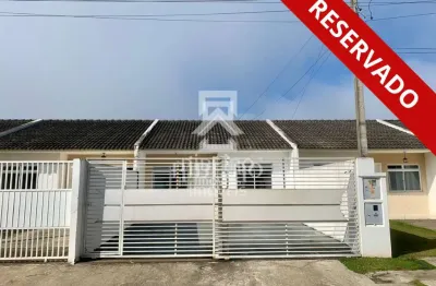Casa em condomínio fechado com 2 quartos à venda na rua martins follador, 307, campo largo da roseira, são josé dos pinhais por r$ 230.000